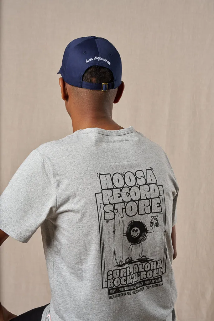 Record Store Tee Grey Marle