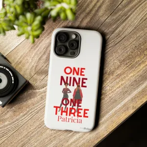 Red and White Personalized Phone Case