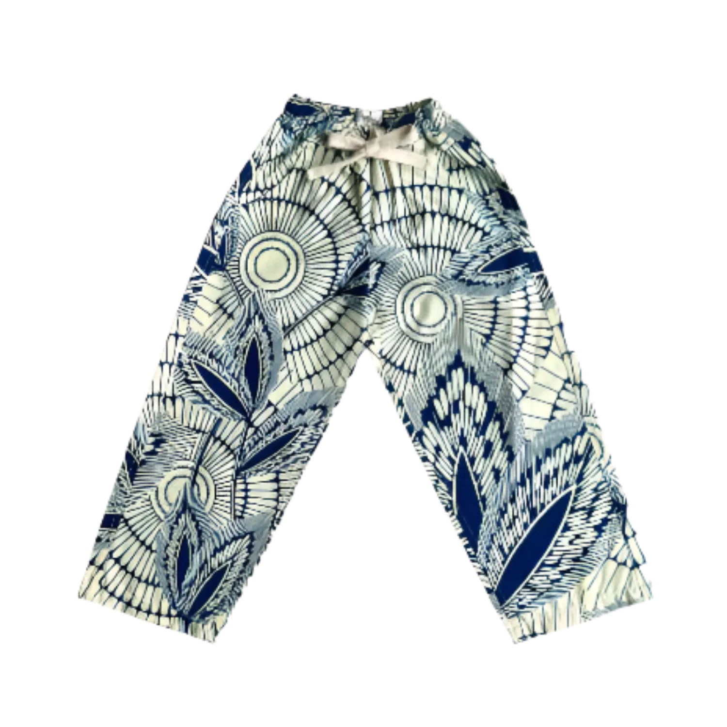 Remi Trousers | Navy leaf