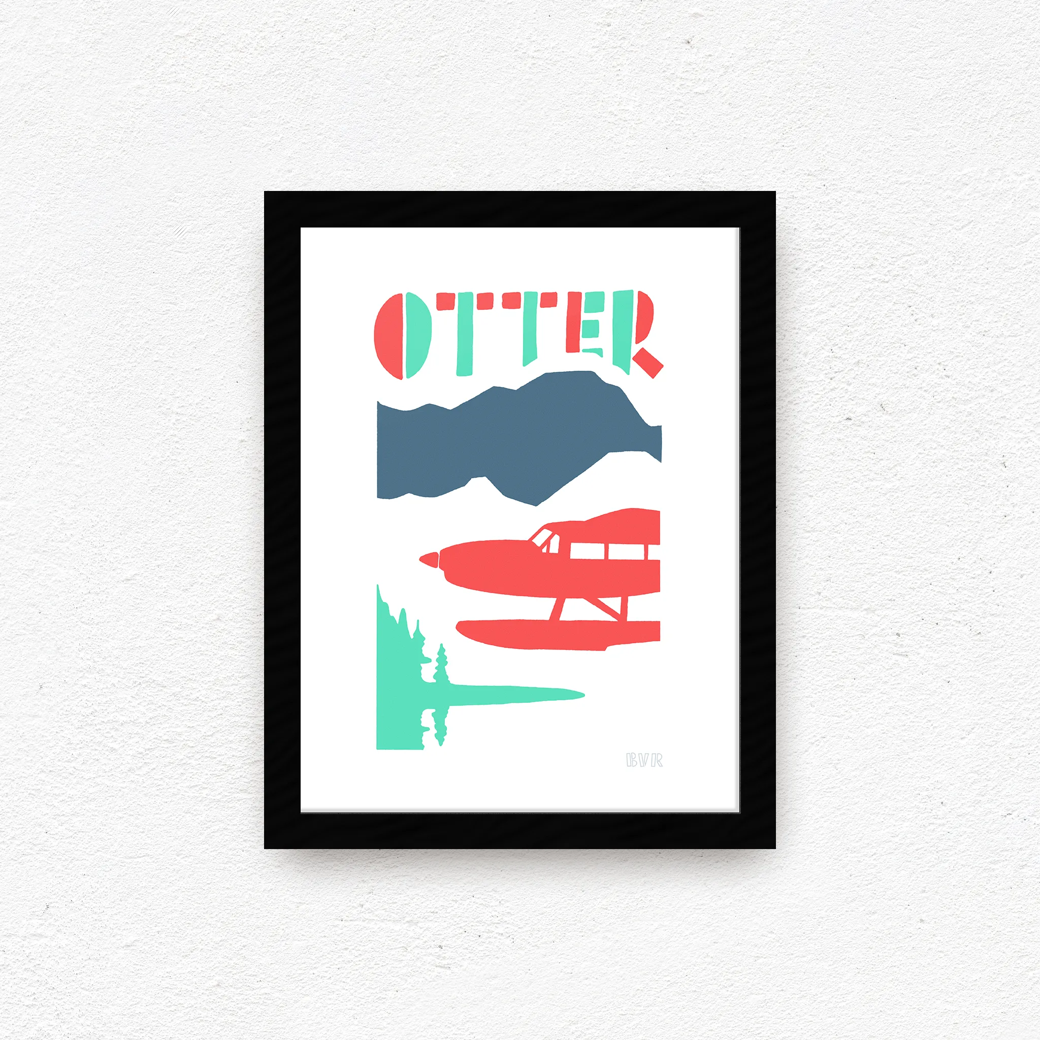 Remote Otter Print