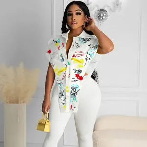Restocked! Rich Girl Colorful Top