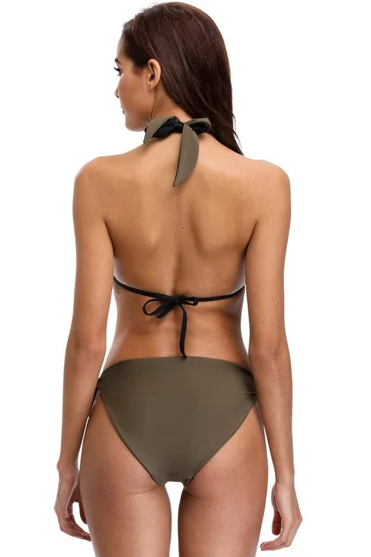 Reversible Triangle Bikini- 2pc Set