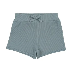 RIBBED TRACK SHORTS