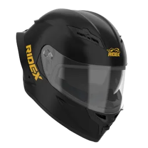 RIDEX Titanium Midnight Glossy Helmet