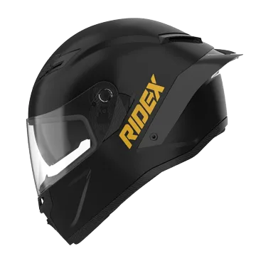 RIDEX Titanium Midnight Glossy Helmet