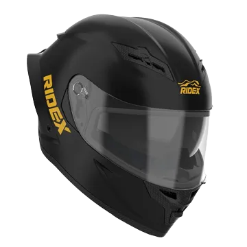 RIDEX Titanium Midnight Glossy Helmet