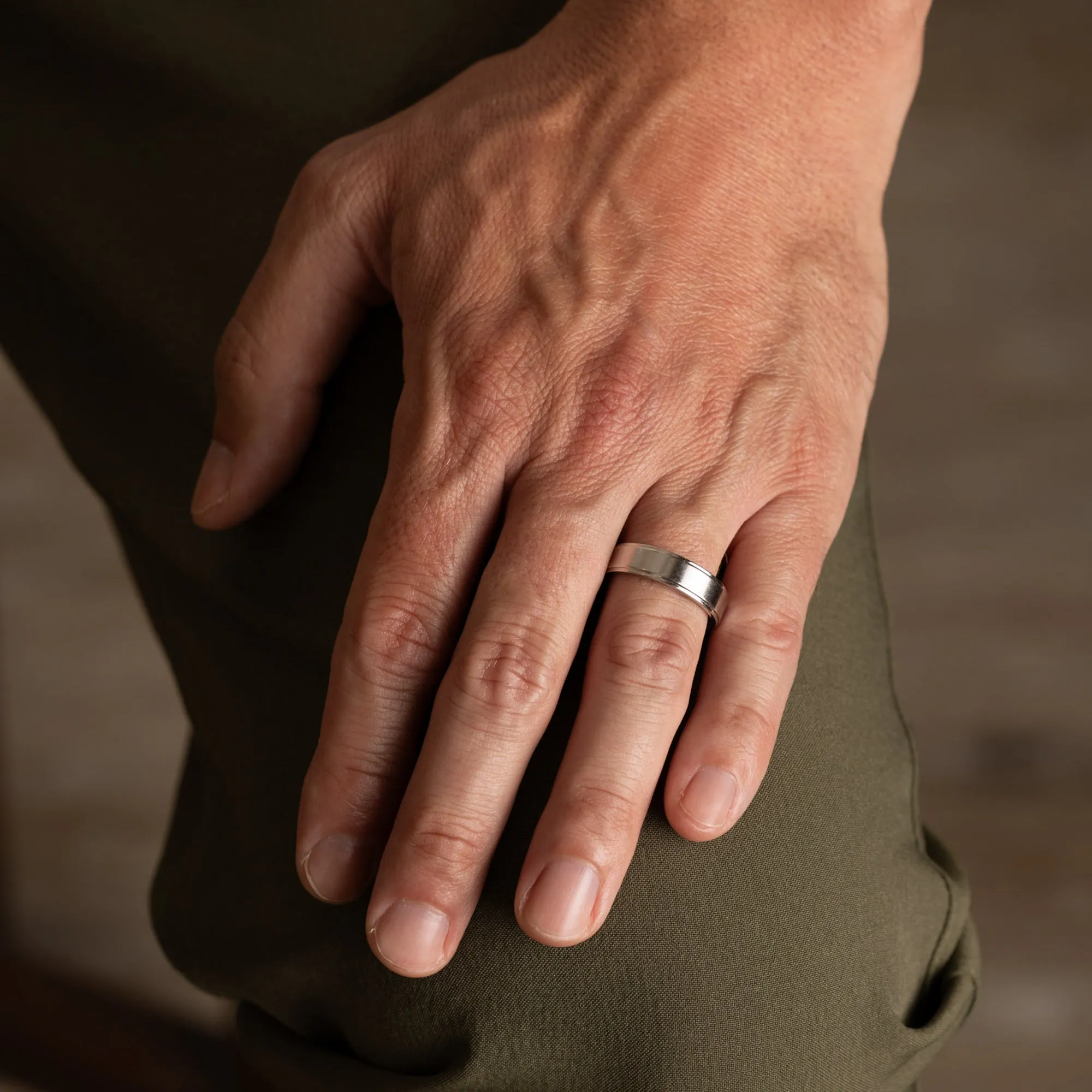 Ridge 6mm Polished Band