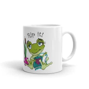 Rip It! Frog Coffee Mug
