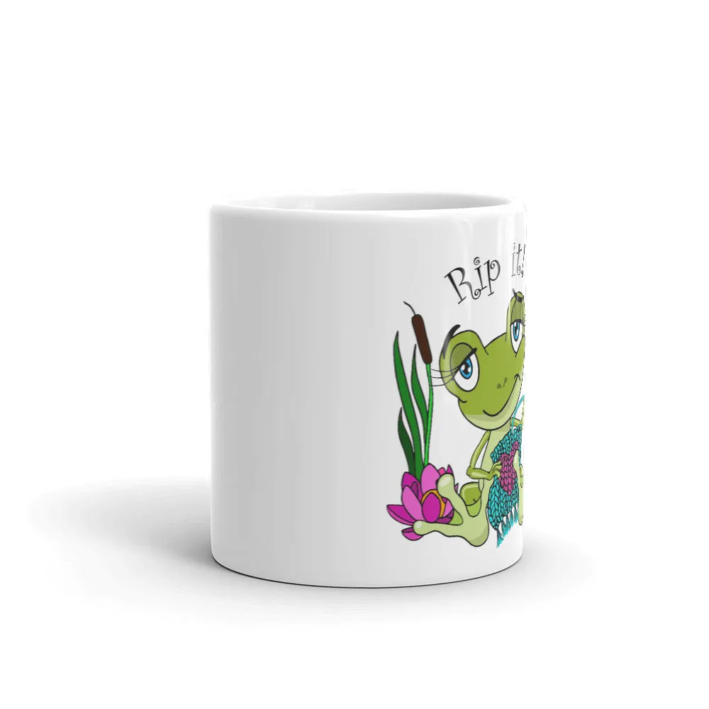 Rip It! Frog Coffee Mug
