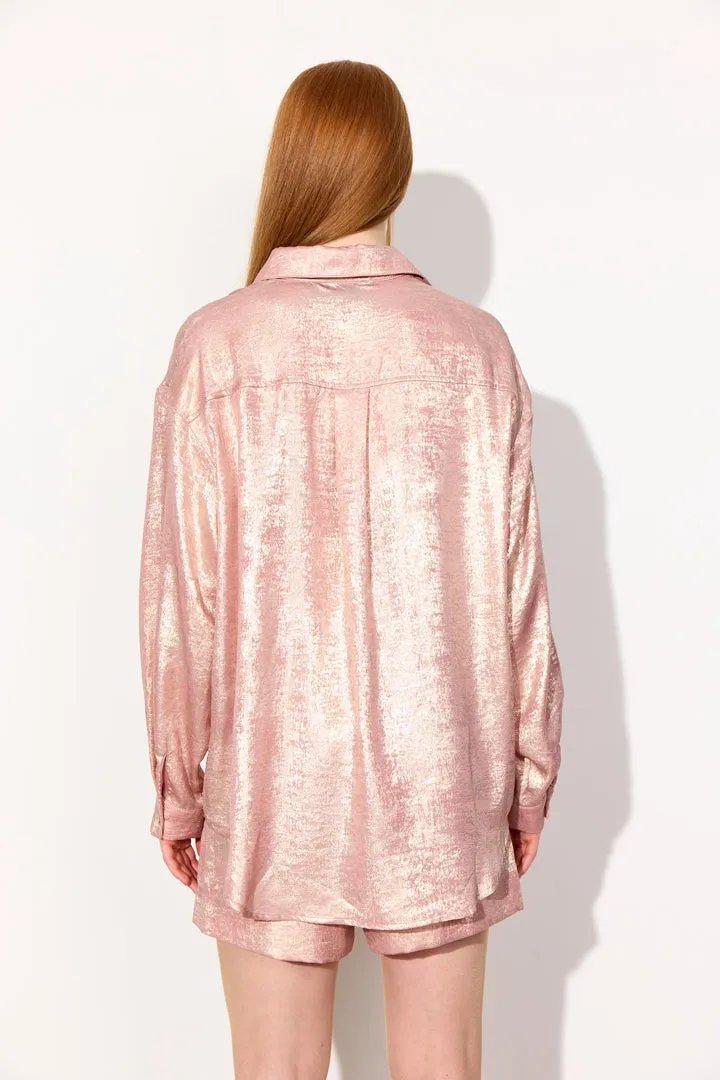 Robin Shirt - Rose Metallic