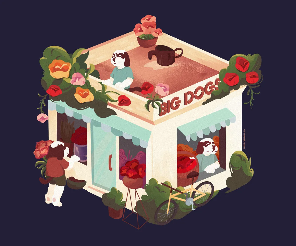 Roses Flower Shop T-shirt
