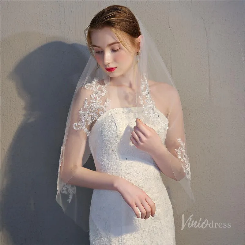 Roycebridal Simple 1 Tier Veil Viniodress TS17151