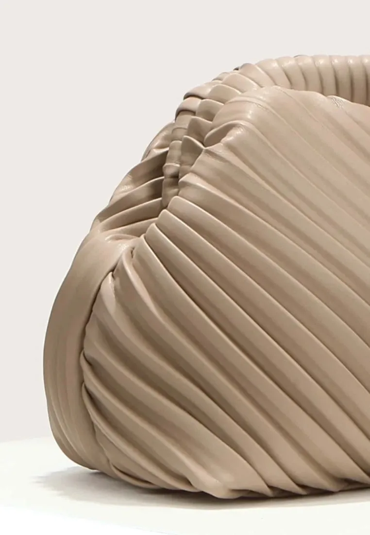 Ruched Minimalist Clutch Handbag