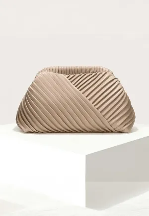 Ruched Minimalist Clutch Handbag