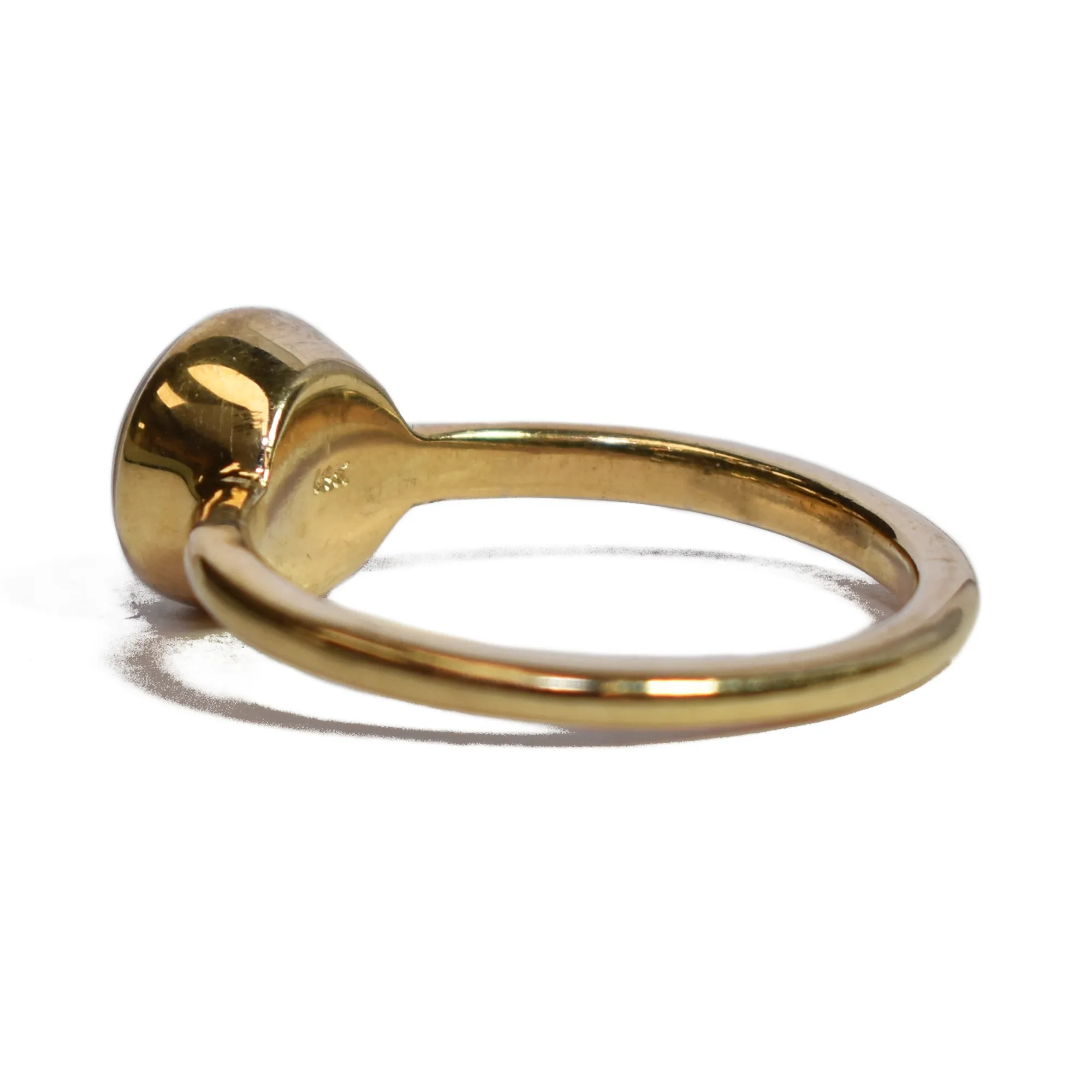 Sale | Circle Simple Band Cremation Ring in 14K Yellow Gold