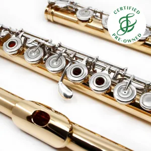 Sankyo #03152 - 14K gold flute, inline G, split E mechanism, B footjoint