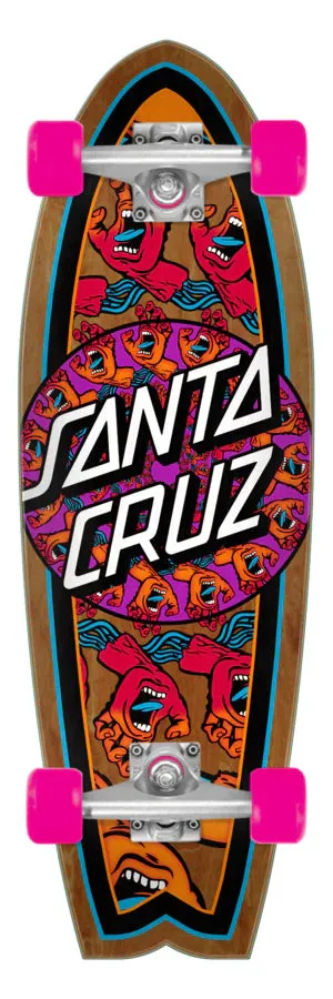 Santa Cruz Mandala Hand Shark Cruiser - 8.8" x 27.7"