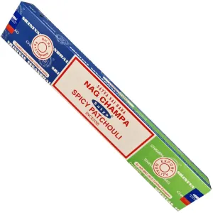 Satya - Dual - Nag Champa Spice Patchouli Incense Sticks