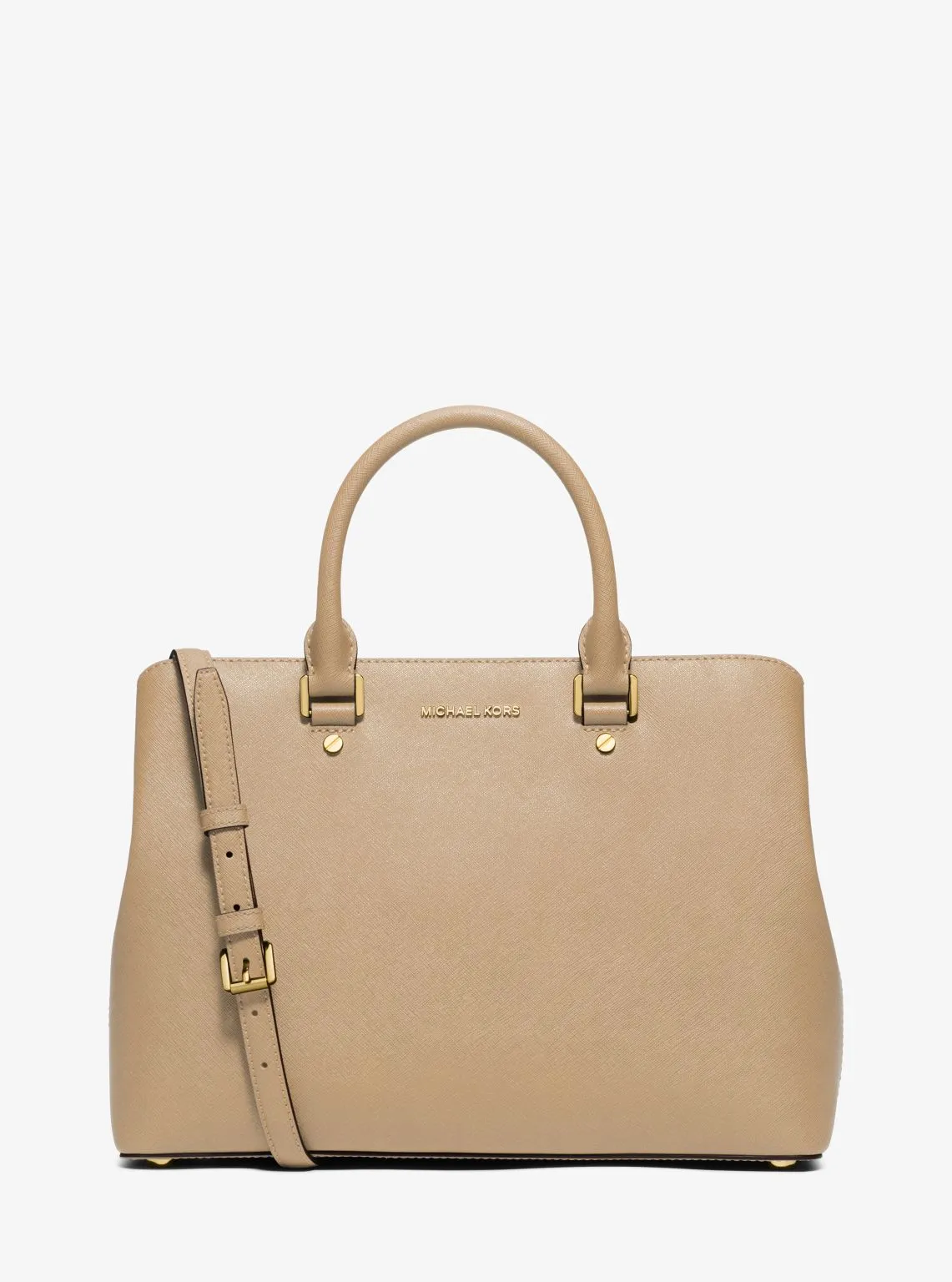 Savannah Large Saffiano Leather Satchel