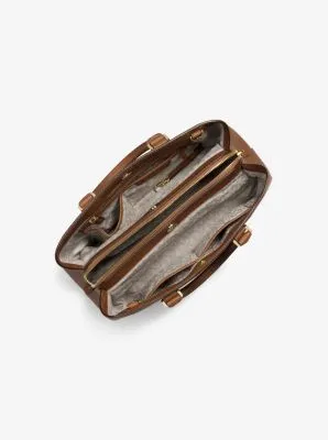 Savannah Large Saffiano Leather Satchel