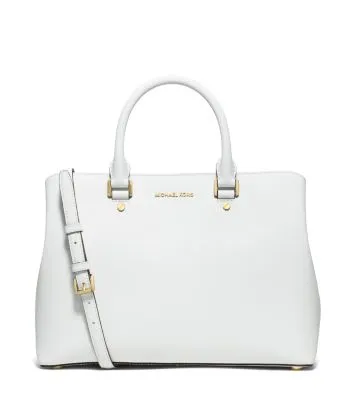 Savannah Large Saffiano Leather Satchel