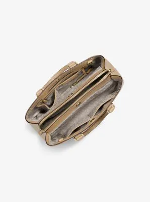 Savannah Large Saffiano Leather Satchel