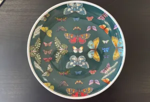 Set of 4 8.5”  butterfly salad plate