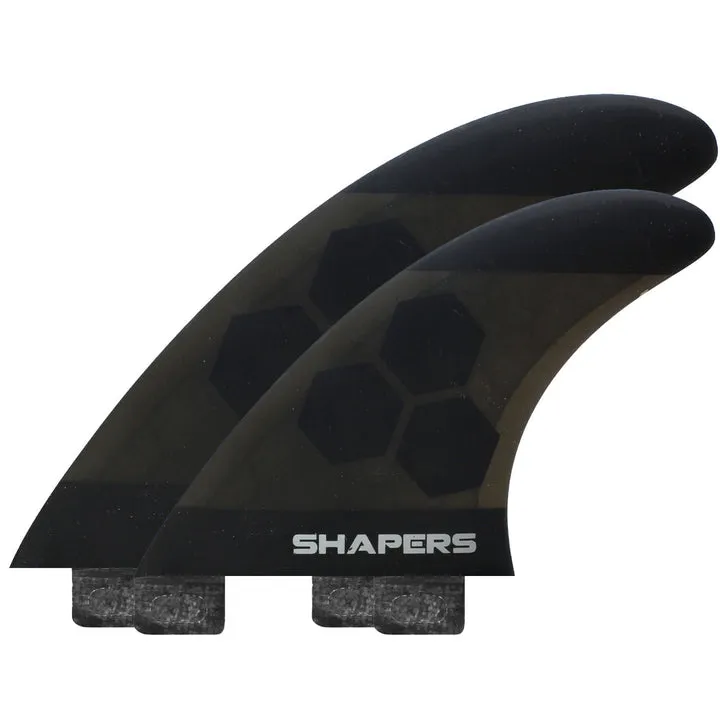 SHAPERS AM1 MEDIUM CORELITE DUAL TAB 6 FIN SET