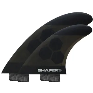 SHAPERS AM1 MEDIUM CORELITE DUAL TAB 6 FIN SET