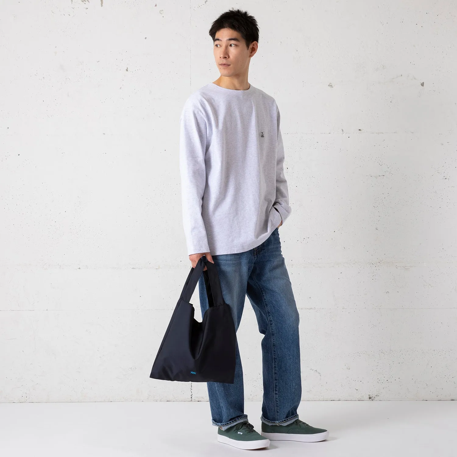 SiiLo | シーロ　Deep Blue Shikiri Marche Bag