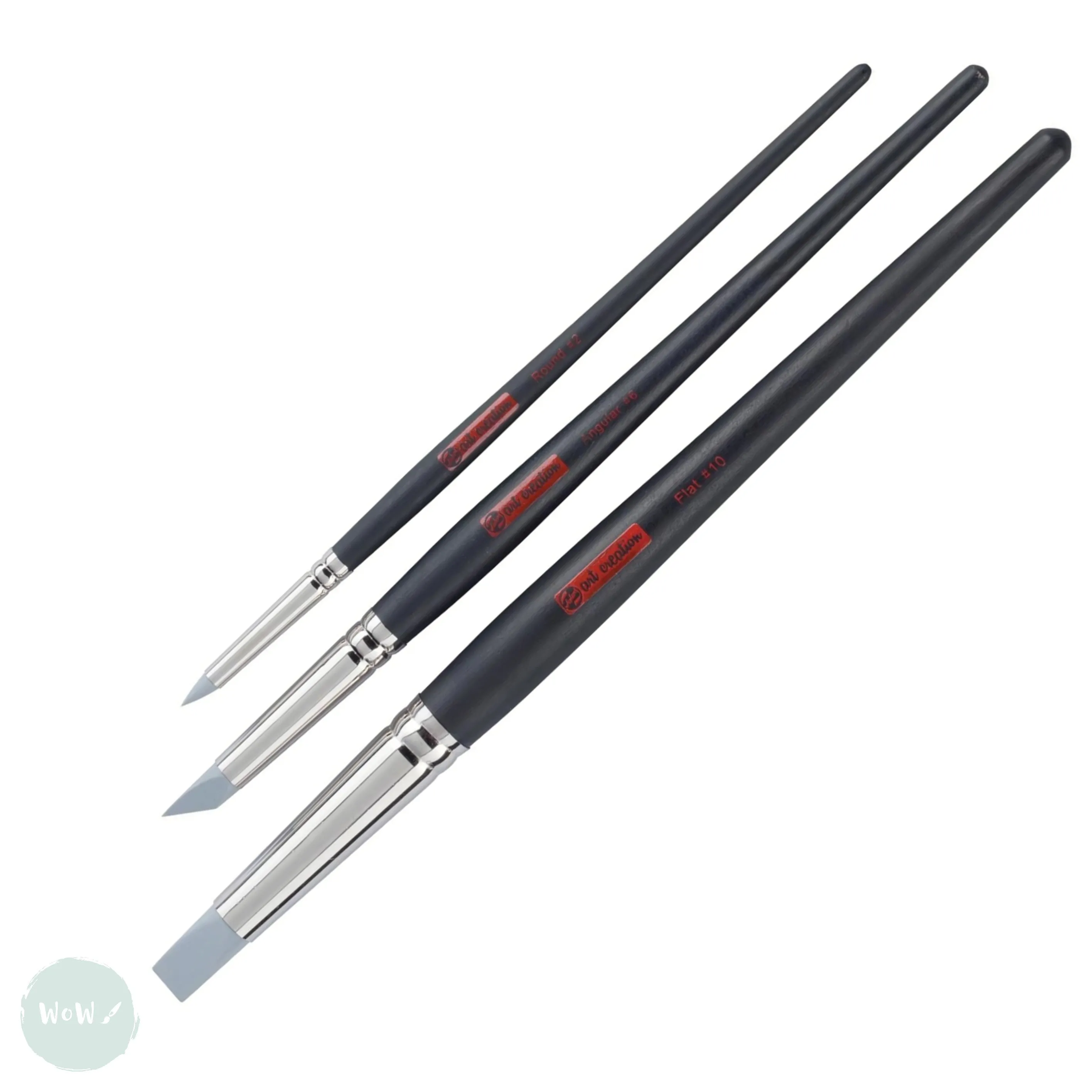 Silicone Rubber Colour Shaper- Talens ART CREATION - Set of 3 Assorted Tips & Sizes
