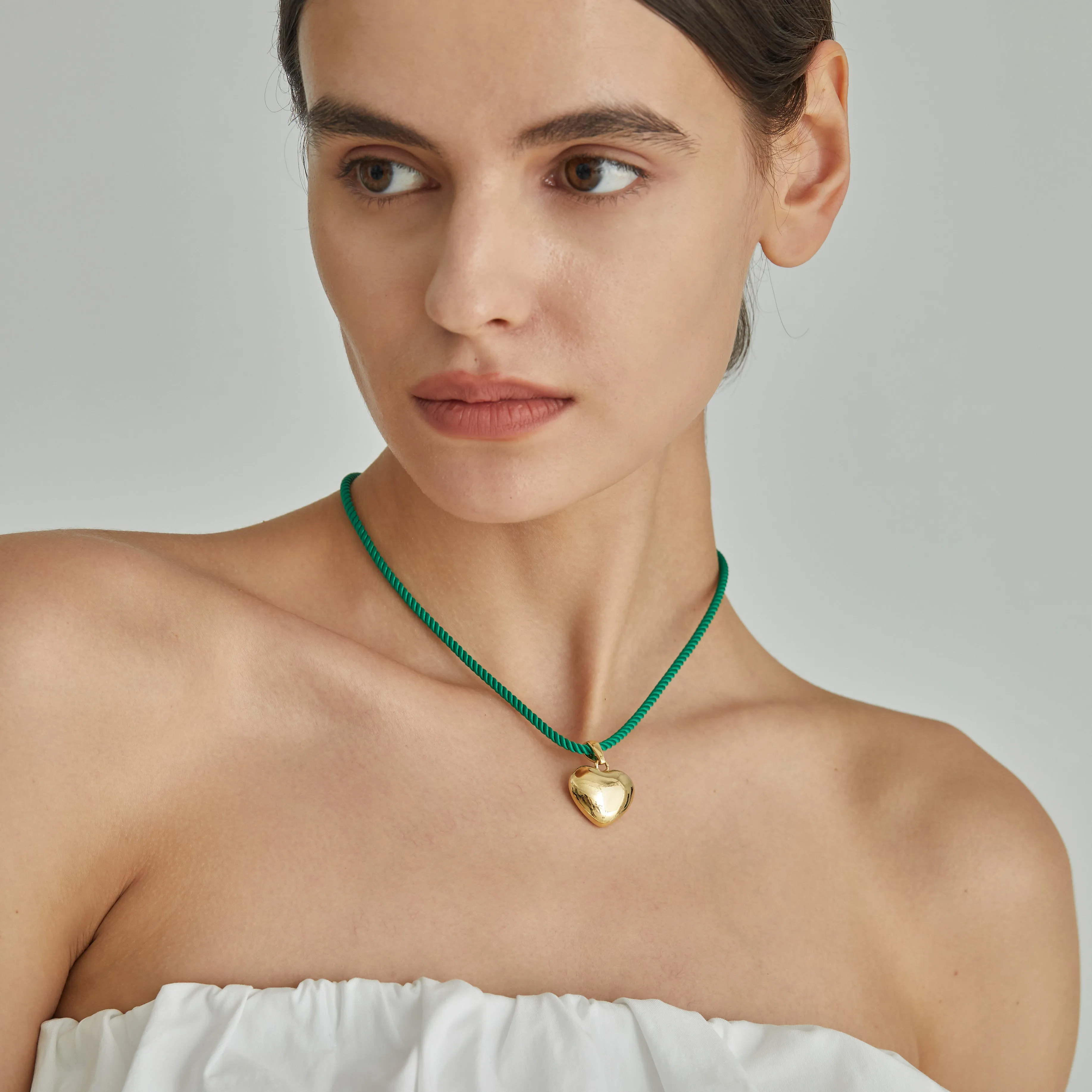 Silk Tie Multiway Heart Pendant