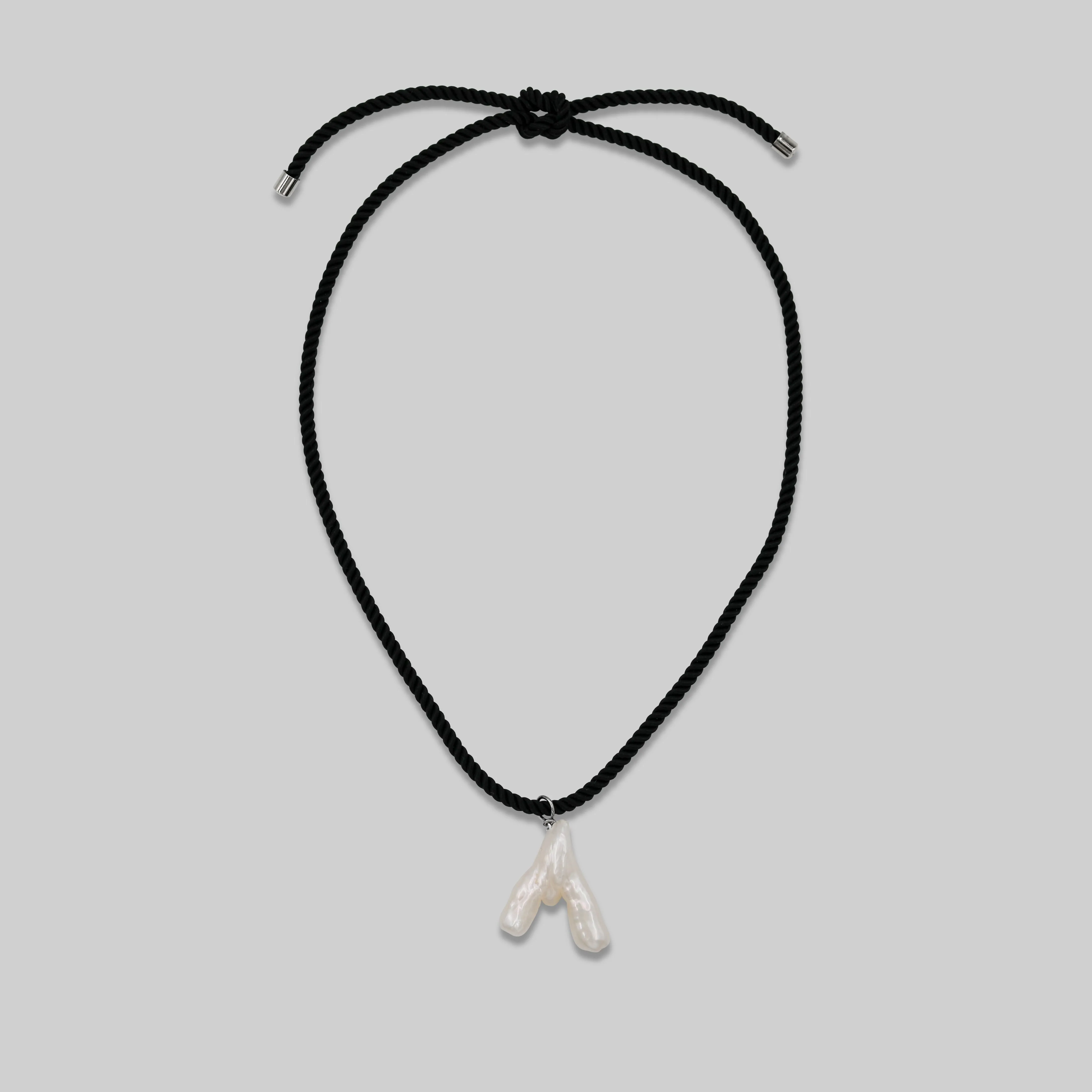 Silk Tie Multiway Natural Pearl Pendant