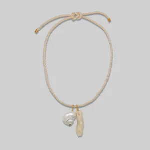 Silk Tie Multiway Shell Charm