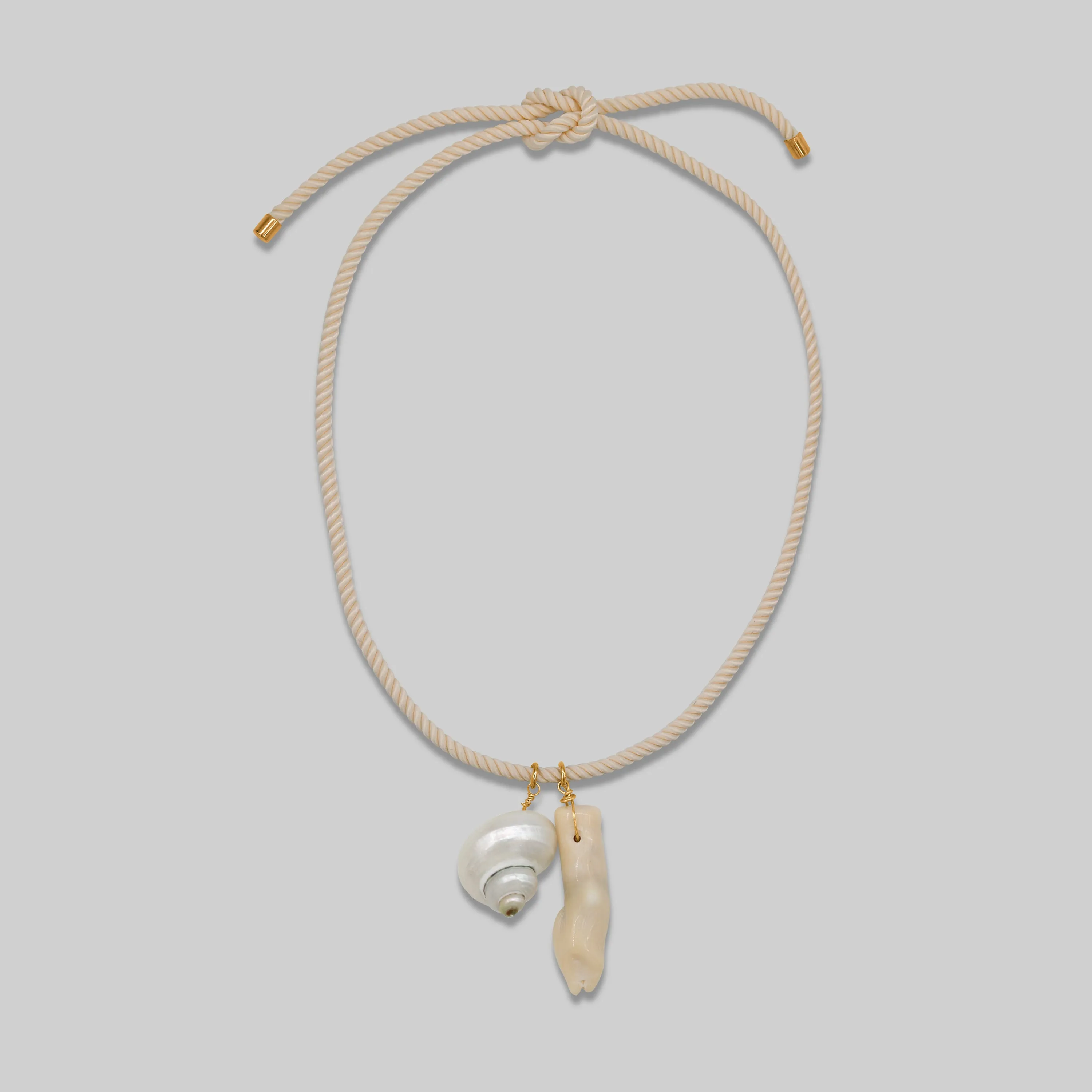 Silk Tie Multiway Shell Charm