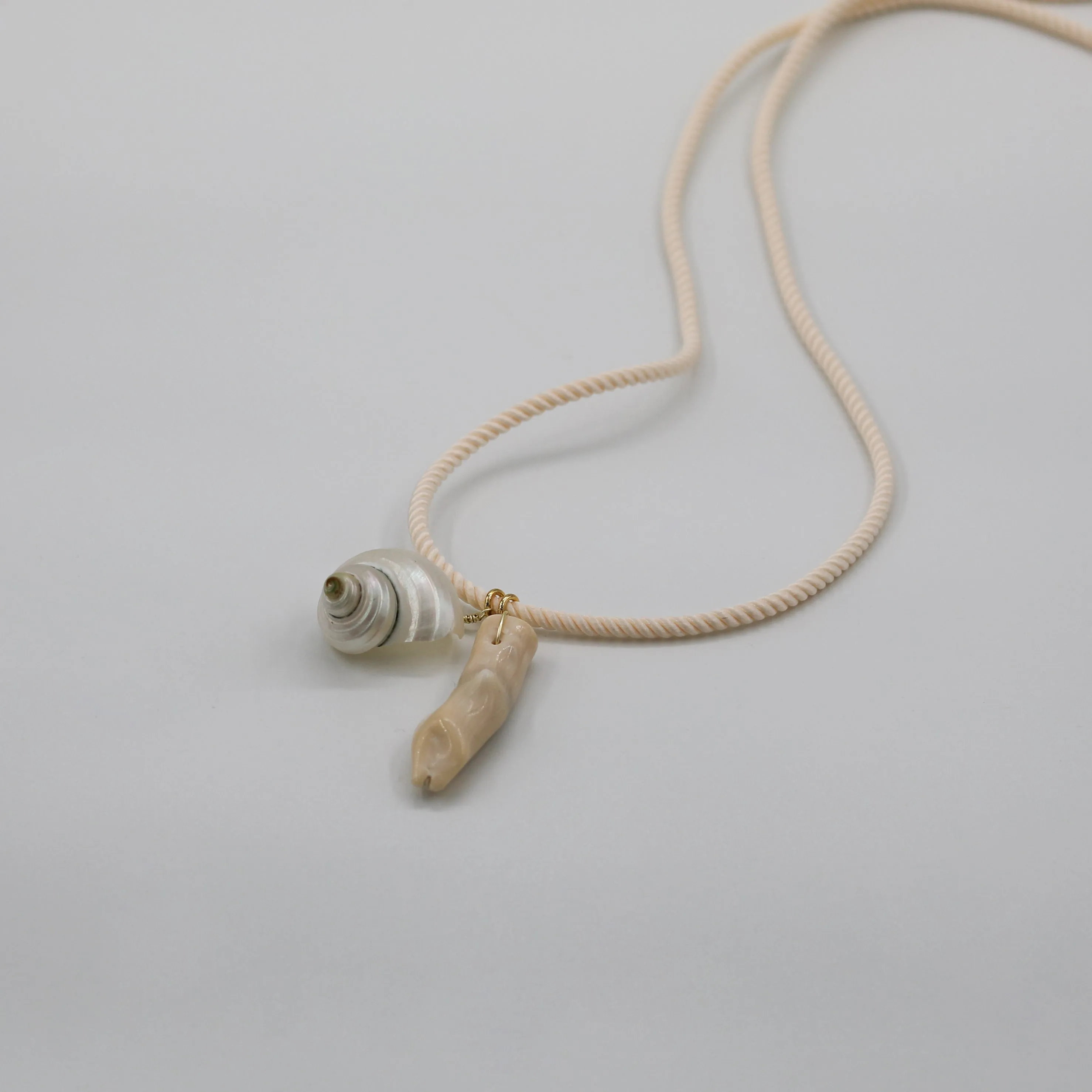 Silk Tie Multiway Shell Charm