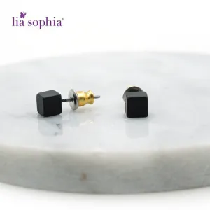 Simple and Beautiful Black Square Earrings by unknown indie designer