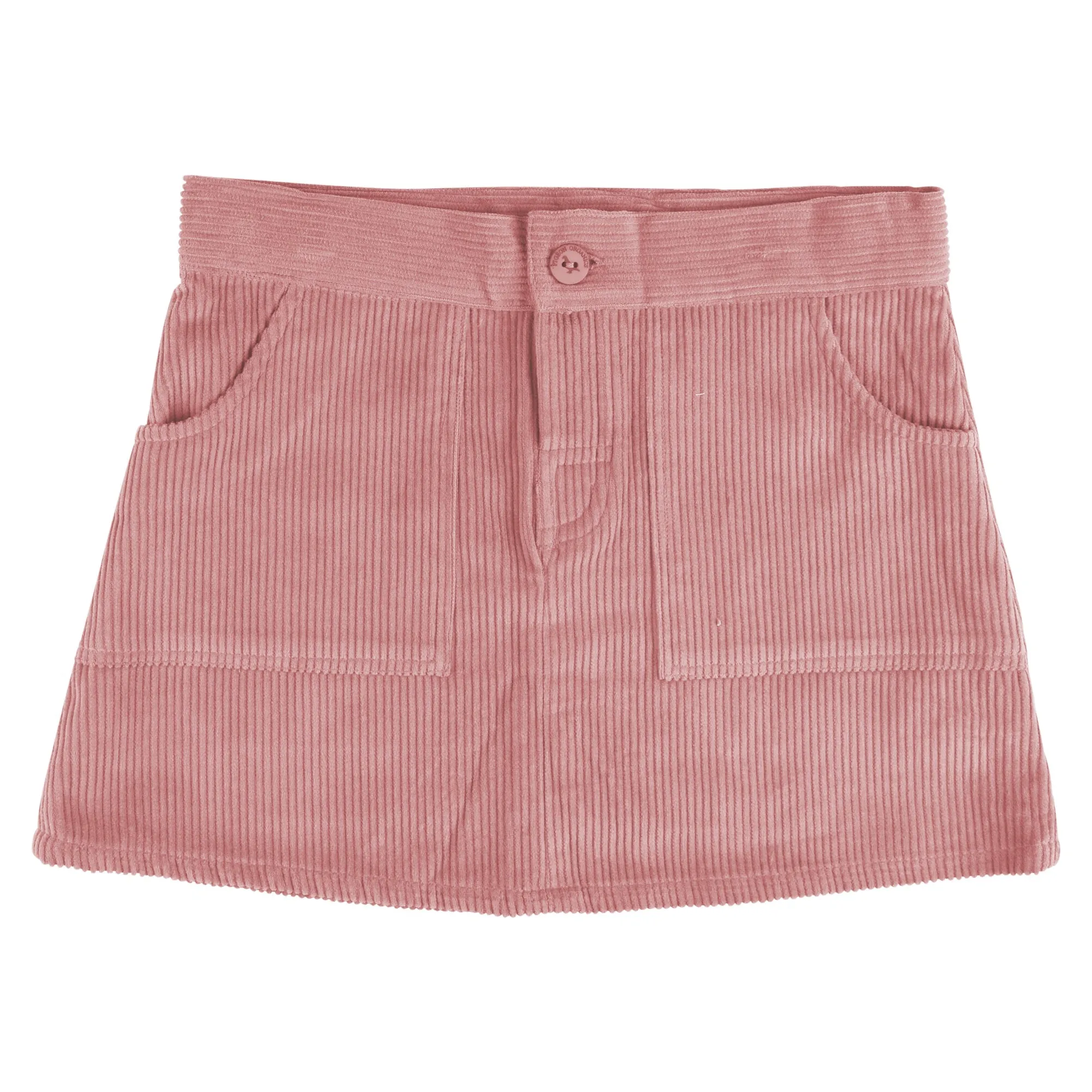 Simple Cord Skirt - Pink