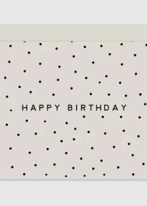 Simple Dots Birthday Card