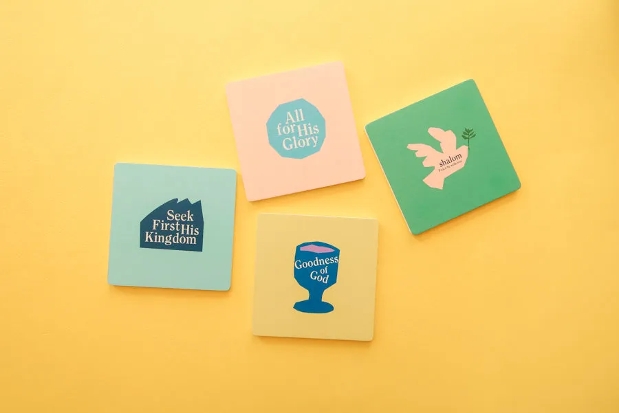 (Simple Geometry) All for His Glory {Coasters}