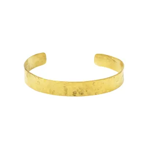 Simple Hammered Cuff