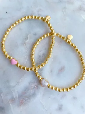 Simple Heart Bracelet