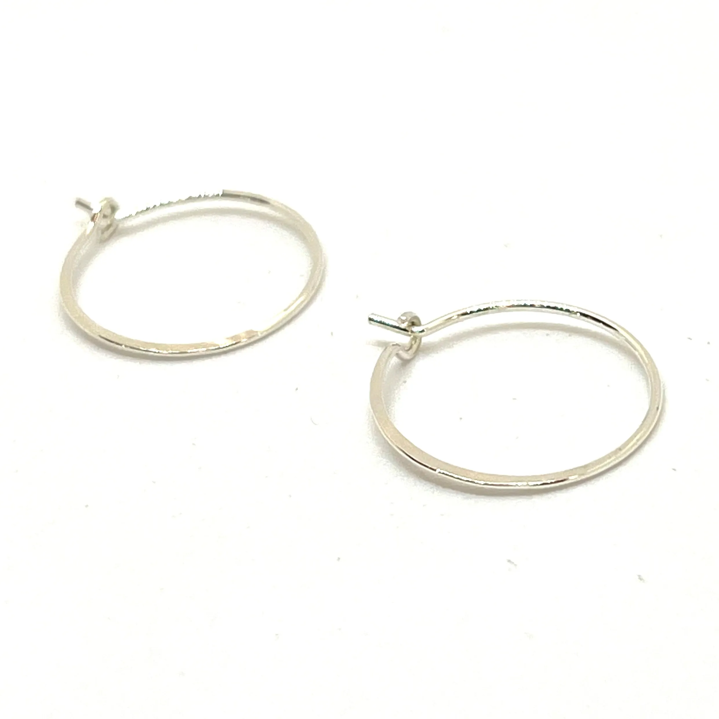Simple Hoop Earrings | Sterling Silver