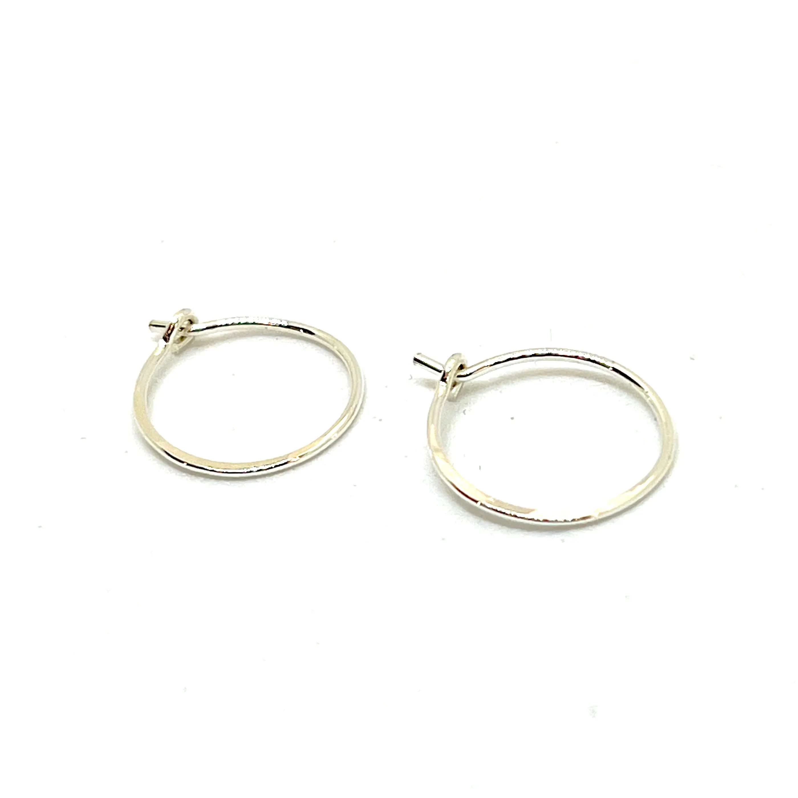 Simple Hoop Earrings | Sterling Silver