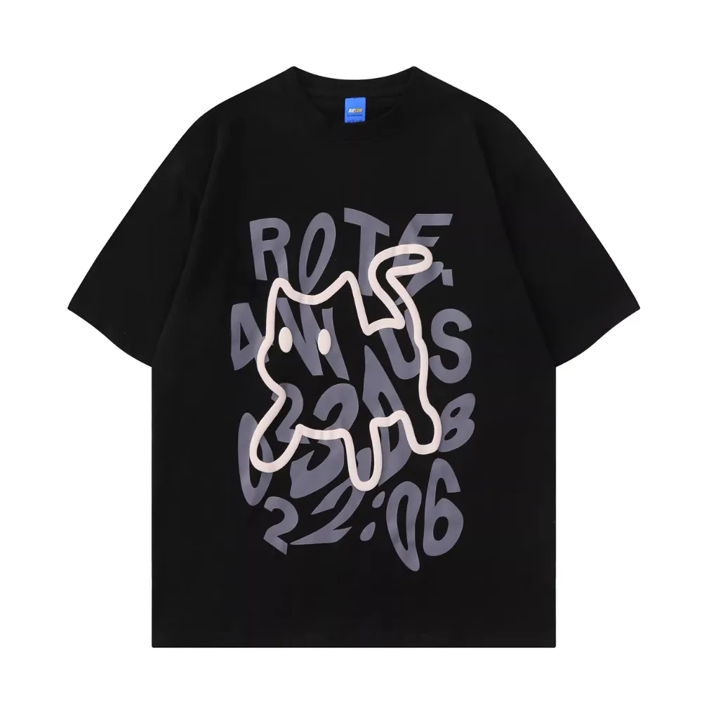 Simple Kitten Lettering T-Shirt