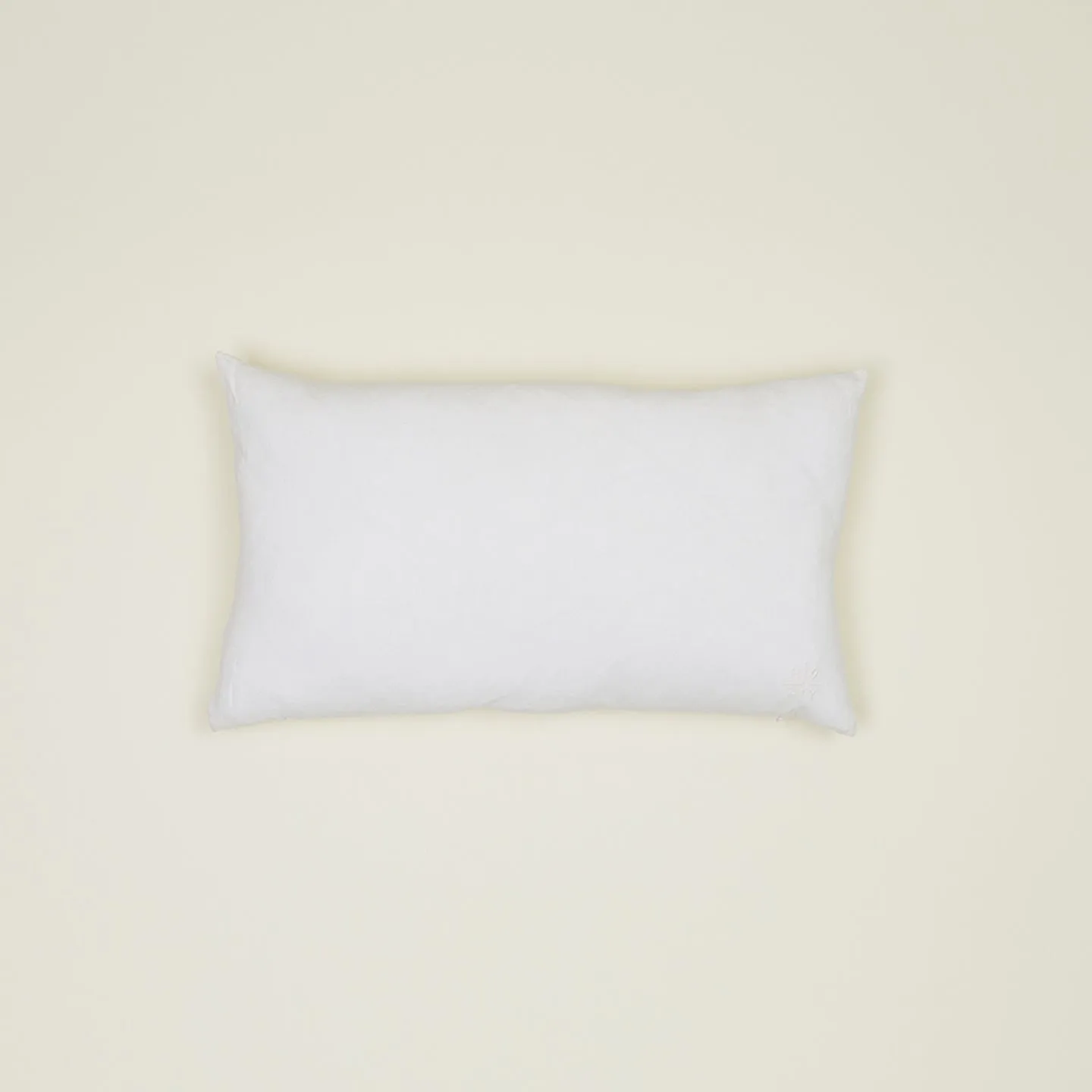 Simple Linen Pillow - 22x12, White