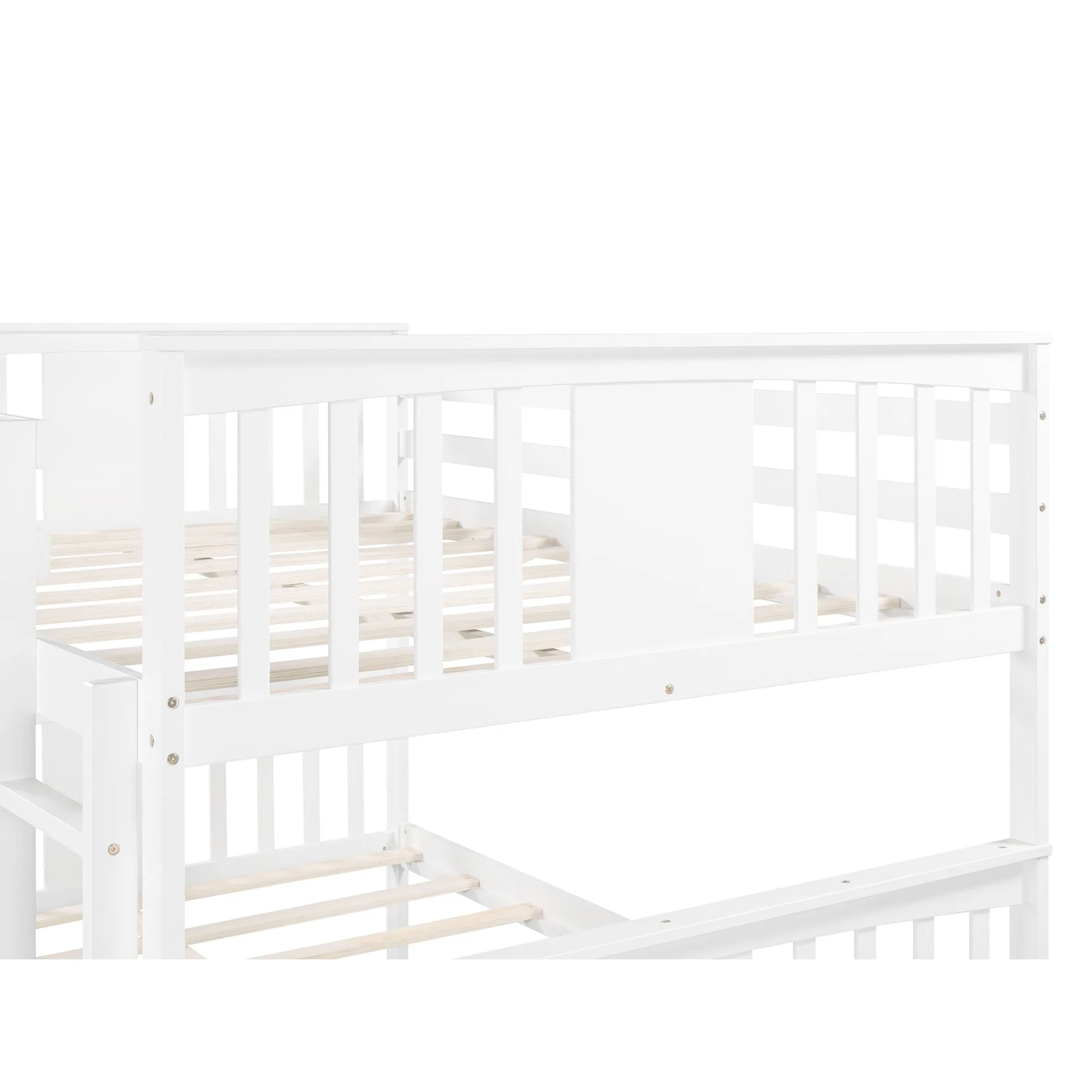 Simple Living Full over Full Bunk Bed with Twin Size Trundle