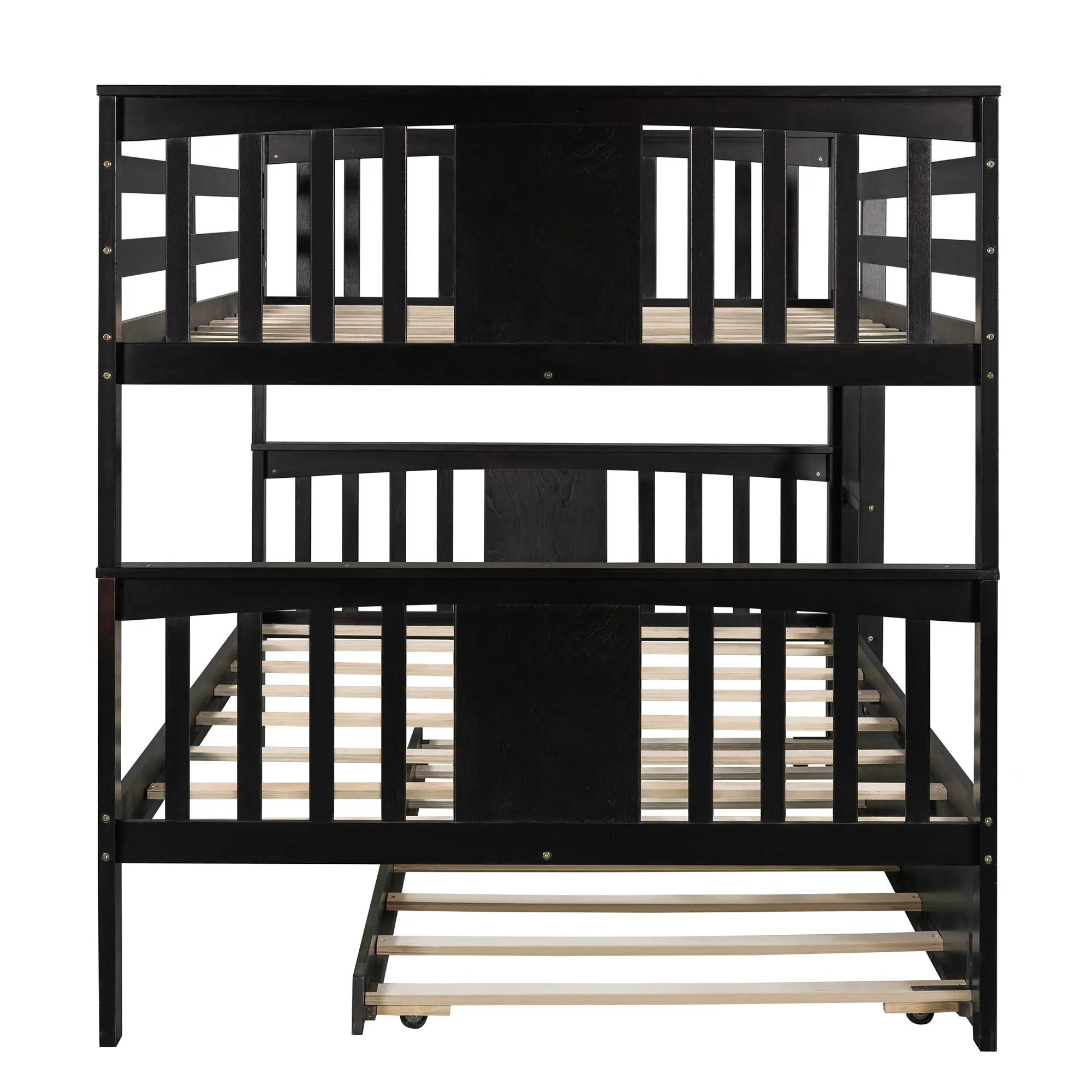 Simple Living Full over Full Bunk Bed with Twin Size Trundle
