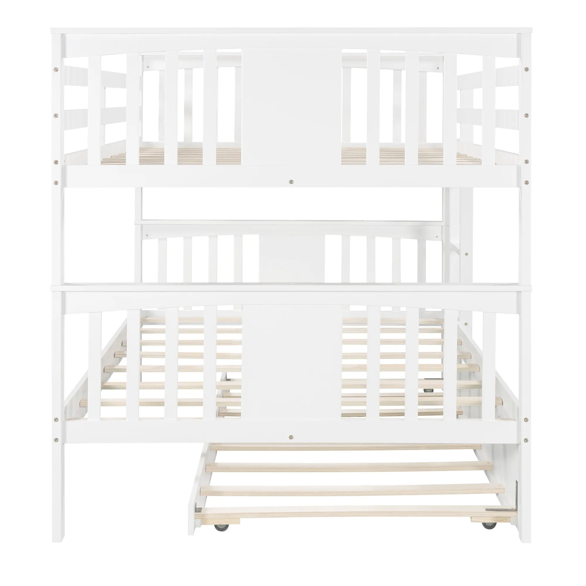 Simple Living Full over Full Bunk Bed with Twin Size Trundle