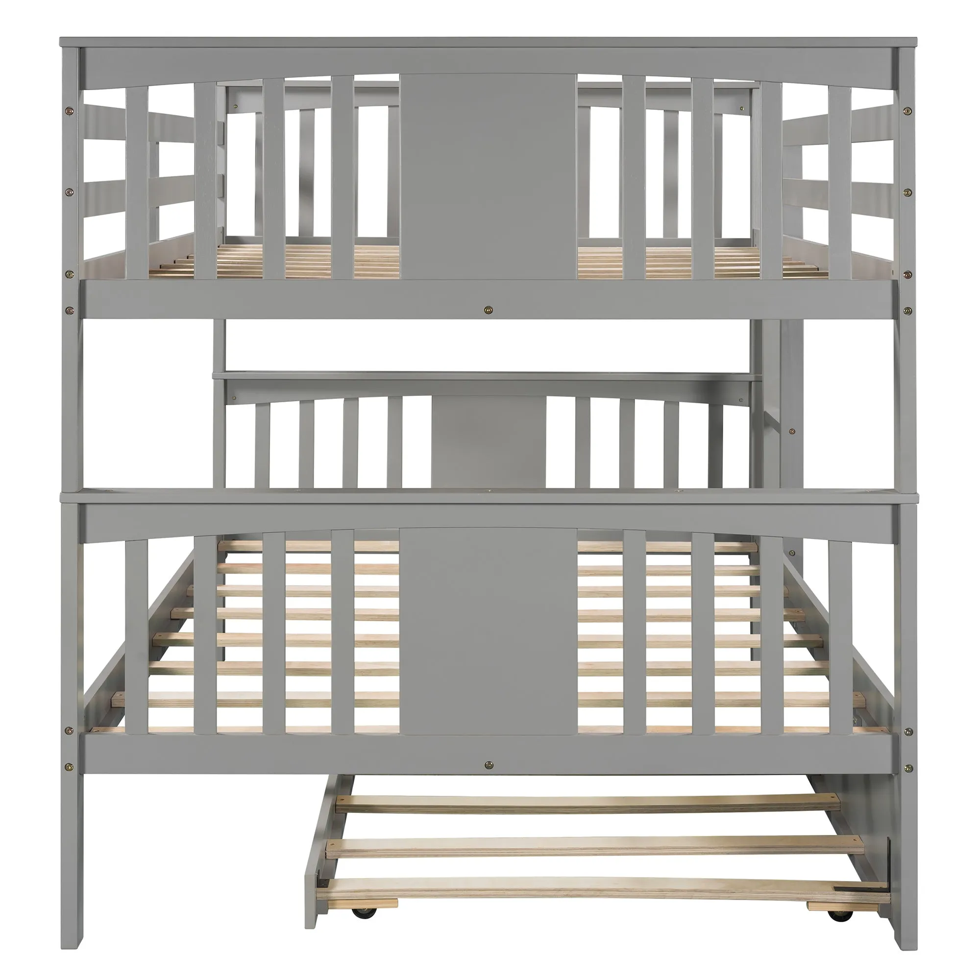 Simple Living Full over Full Bunk Bed with Twin Size Trundle